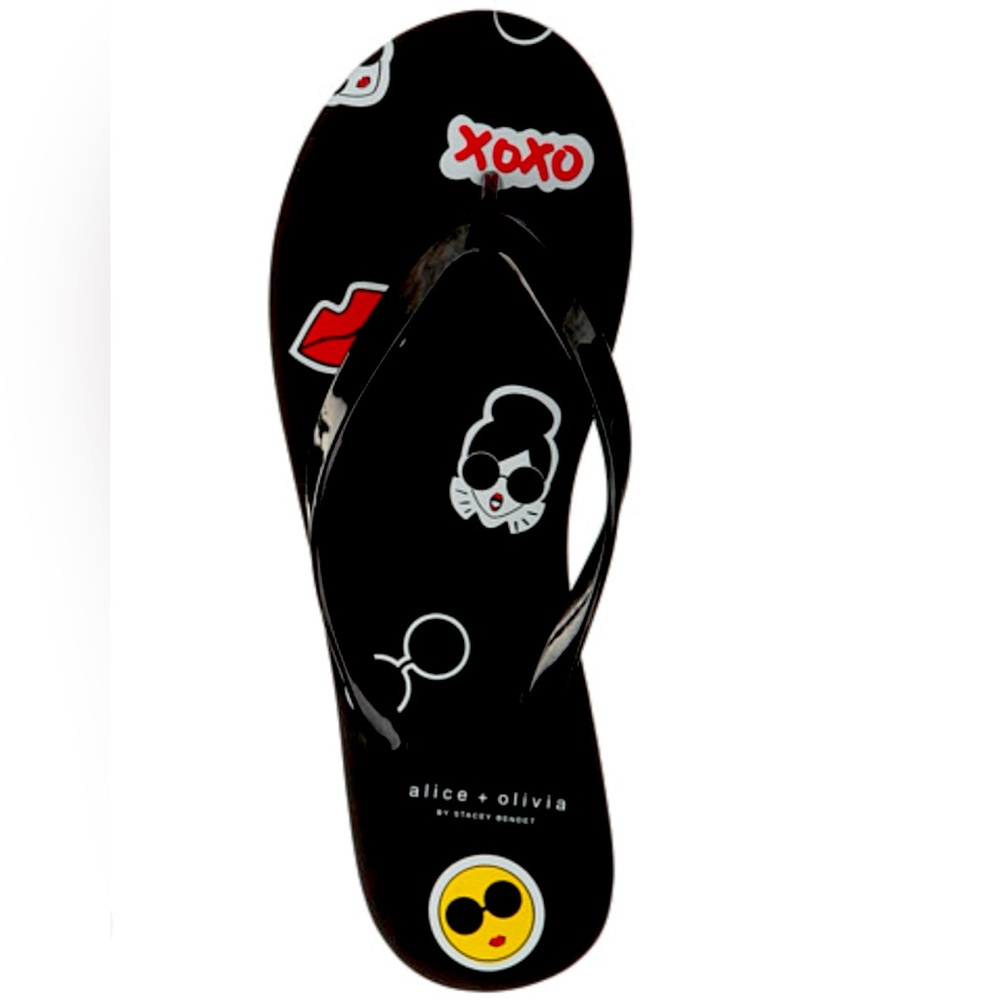 Alice and Olivia flip flops